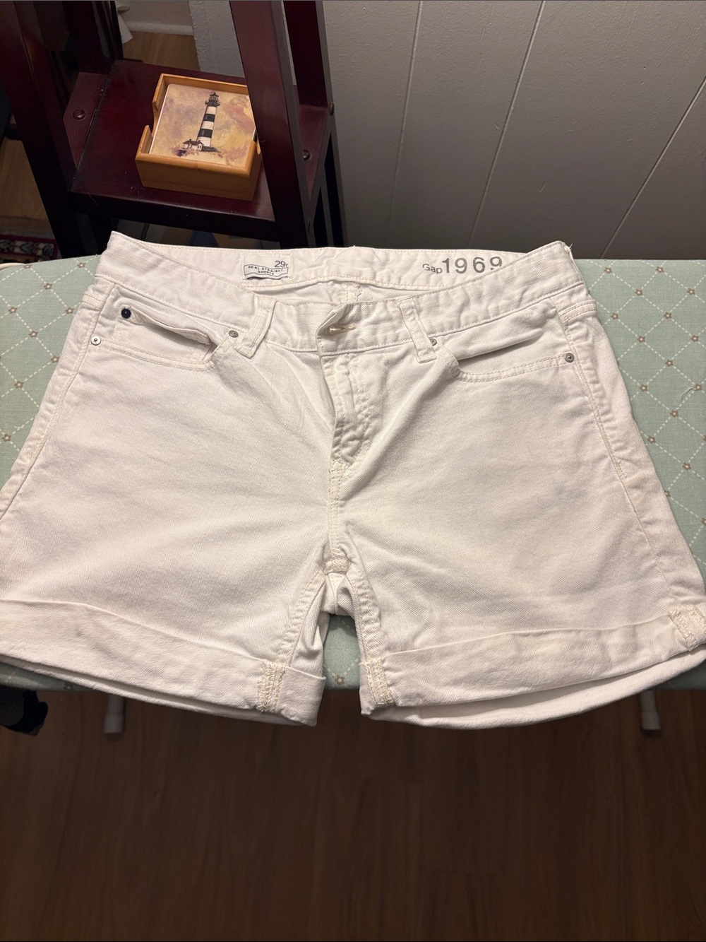 GAP Women's White Jean Shorts
